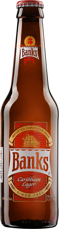 Banks Caribbean Lager 6 Pack Bottles