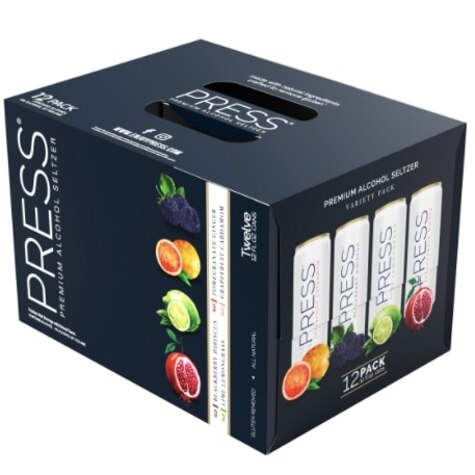 Press Variety Pack 8 Pack Cans