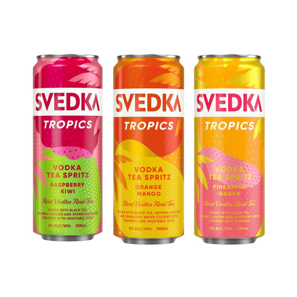 Svedka Spk Tngr/Hbscs 6 Pack Cans