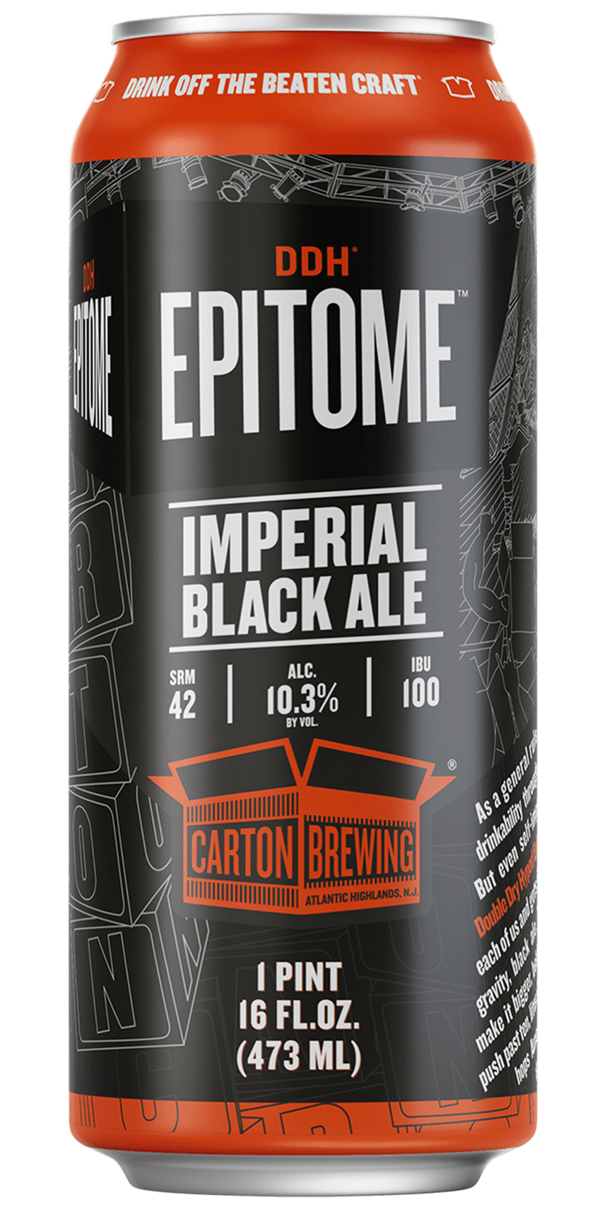 Carton DDogfish Head Epitome 4 Pack Cans