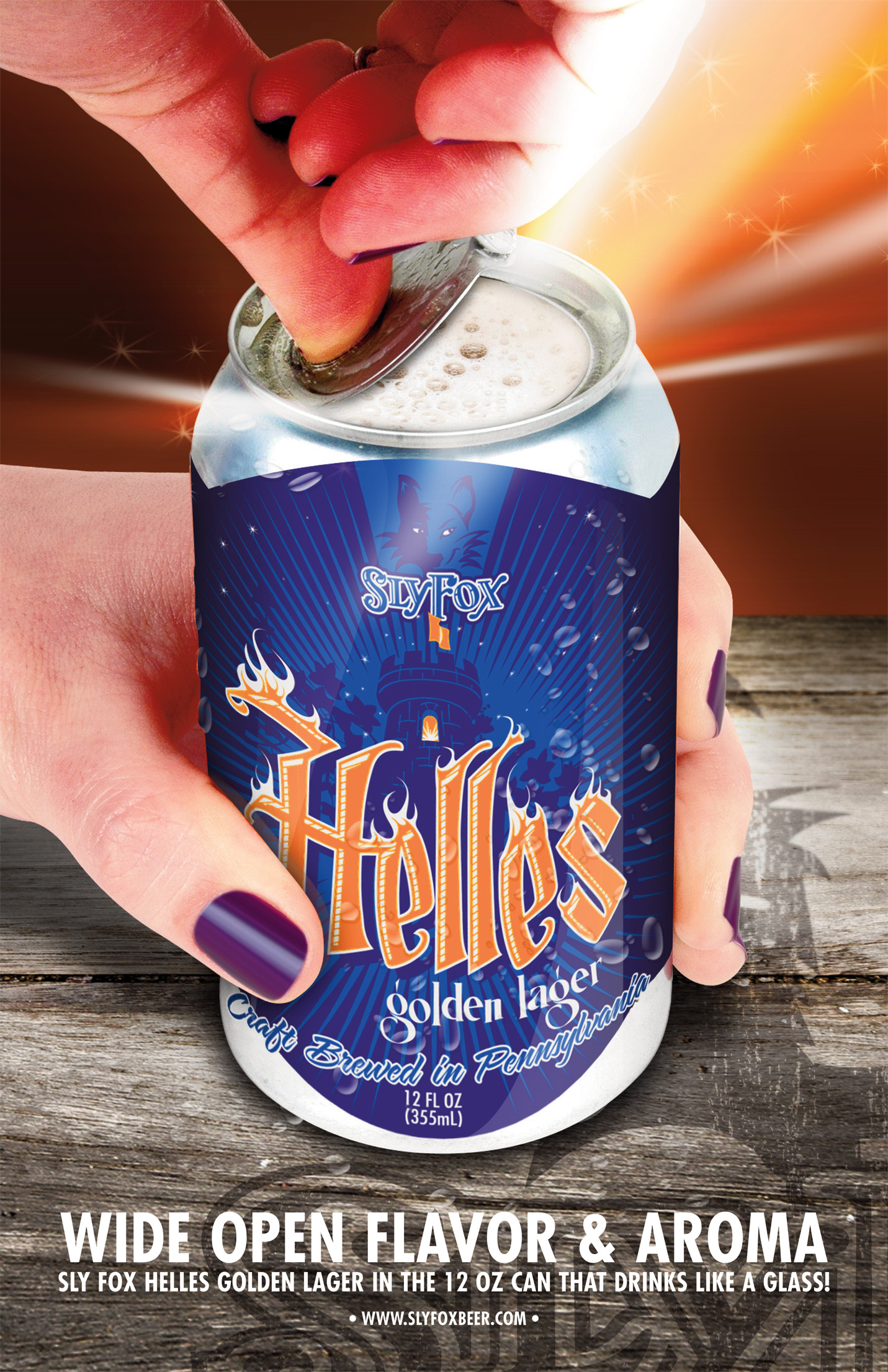 Sly Fox Helles 6 Pack Cans