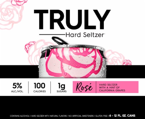 Truly Spiked Rose 6 Pack Bottles