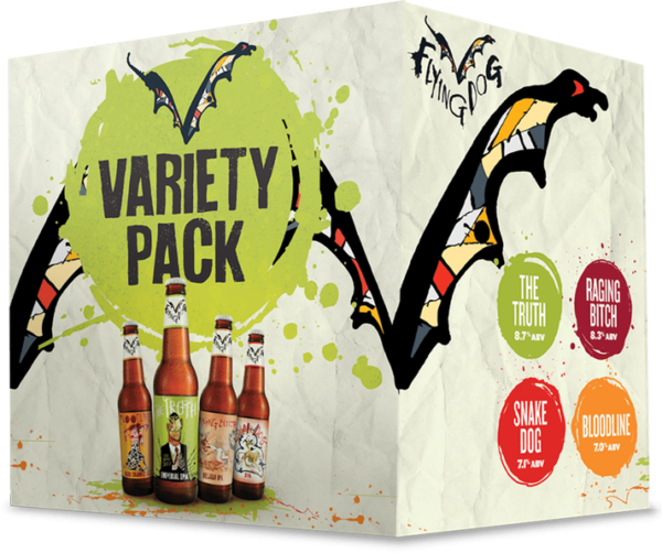 Flying Dog Peach Belini Weise 6 Pack Bottles