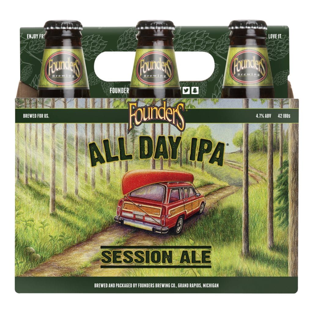 Founders IPA All Day 12 Pack Bottles