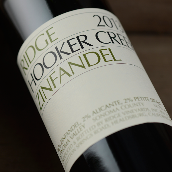 Ridge Hooker Creek Zinfandel
