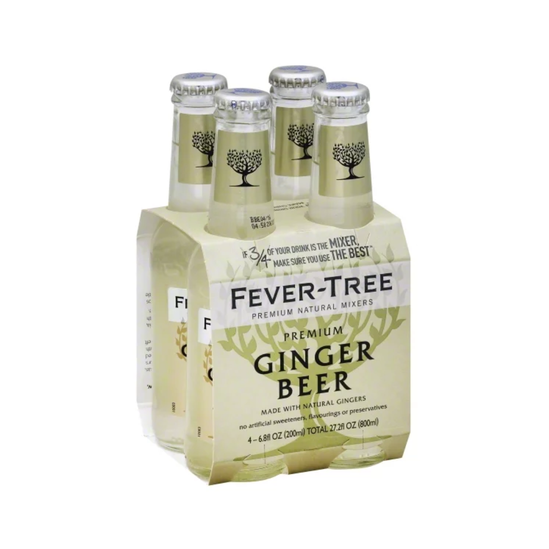 Fever Tree Smoky Ginger 4 Pack Bottles