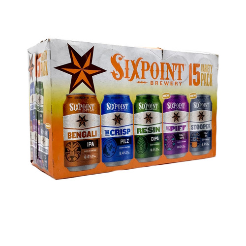 Six Point Jammer Variety 15 Pack Cans