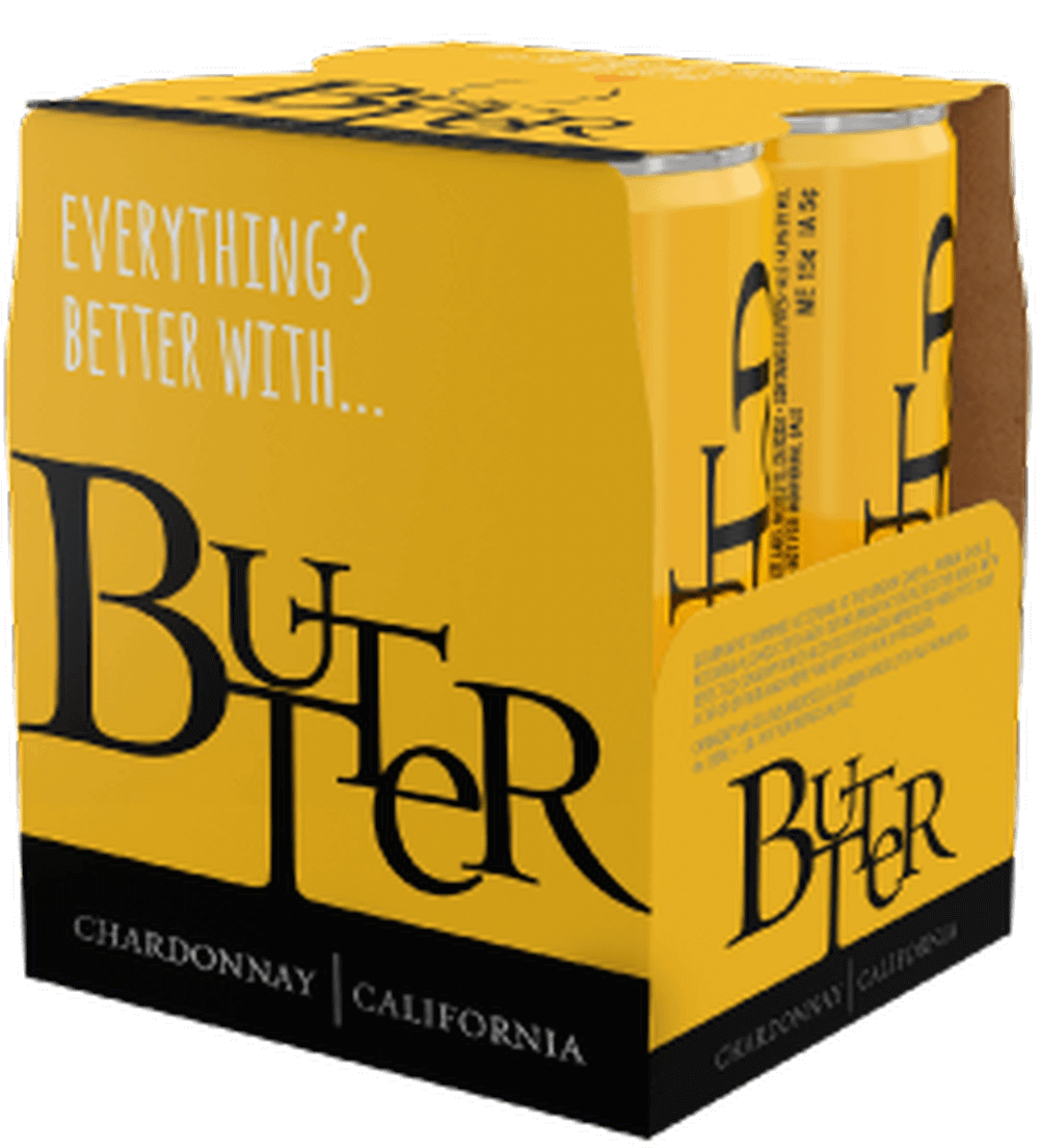 Butter Chardonnay 4 Pack Cans