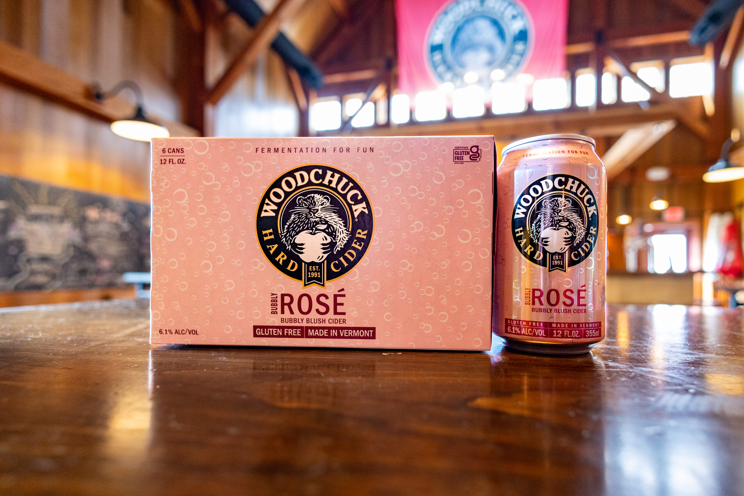 Woodchuck Rose 6 Pack Cans