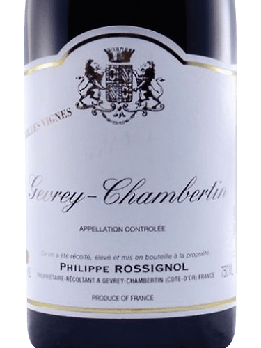 Philippe Rossignol Gevrey Chambertin