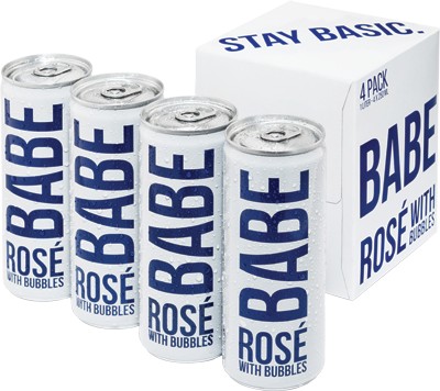 White Girl Babe Bubbly Red 4 Pack Cans