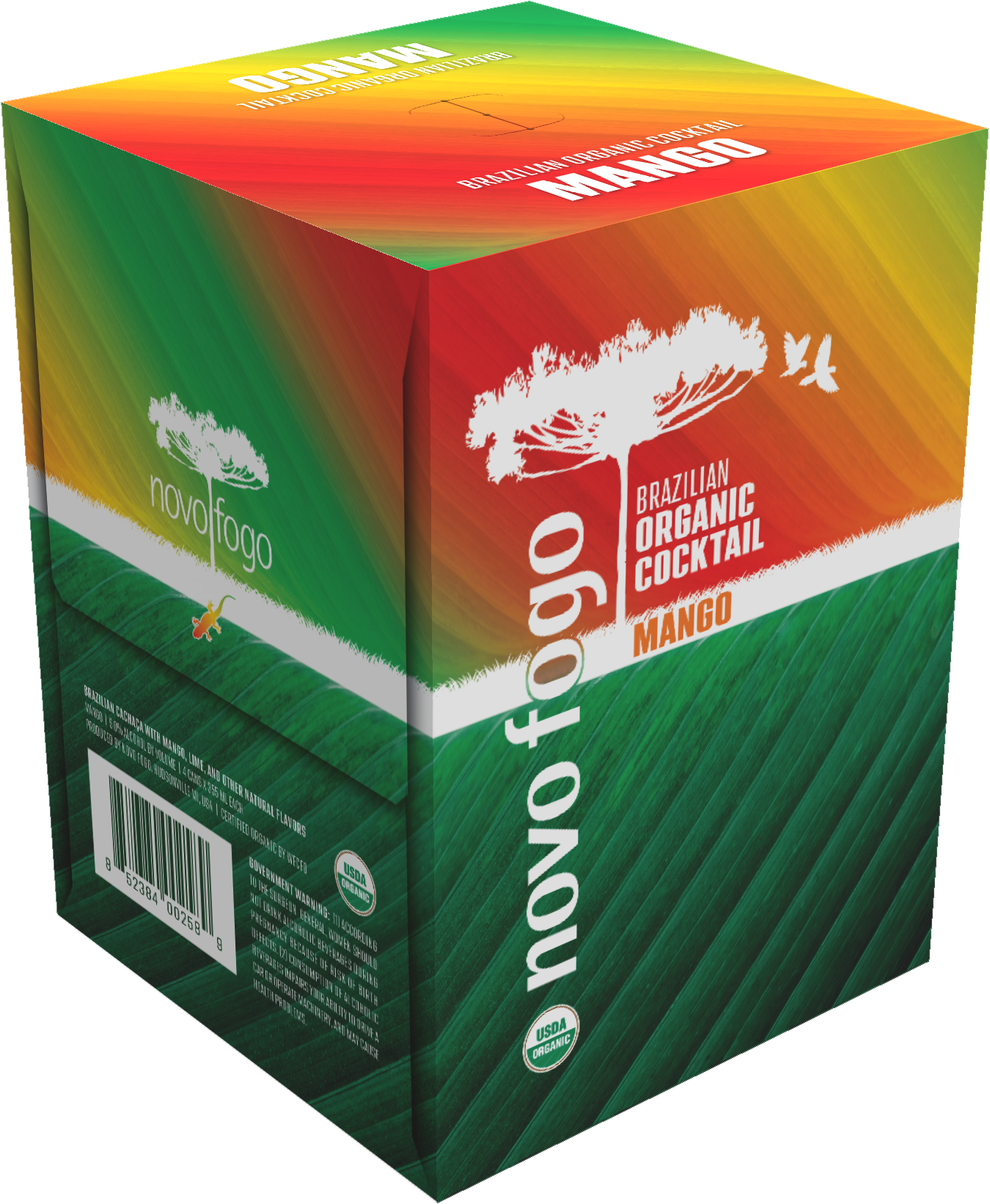 Novo Fogo Mango Cocktail 4 Pack Cans