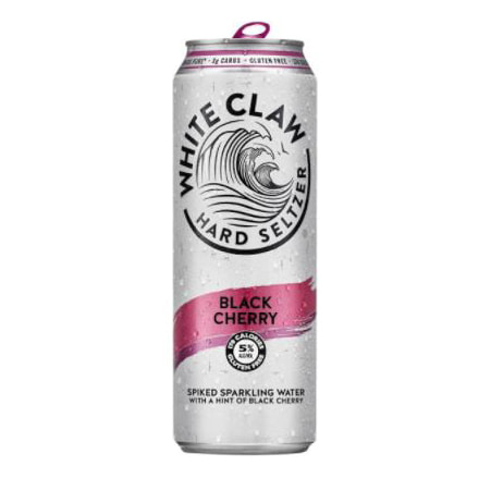 White Claw Blk Cherry Can