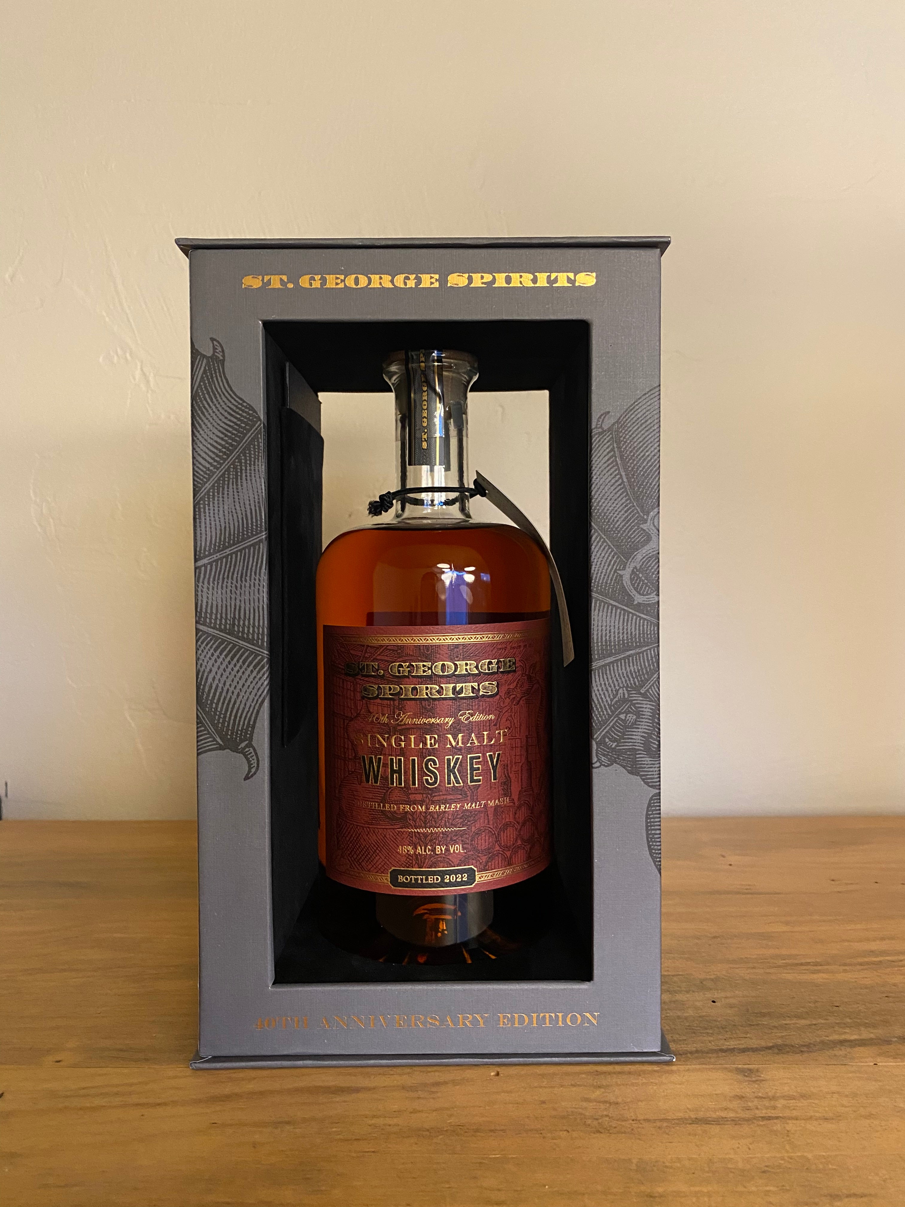 St George 35th Anniversary Whiskey