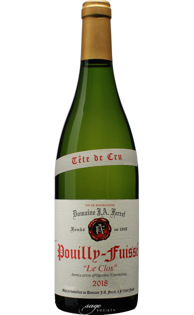 Domaine J.a.ferret Le Clos Tete De Pouilly Fuisse