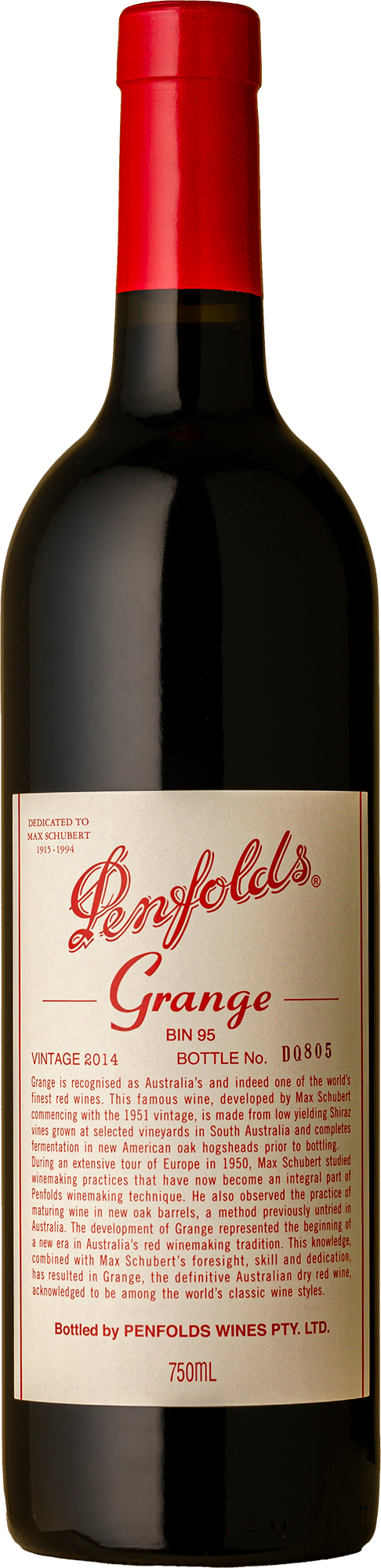 Penfolds Grange 2014 Shiraz