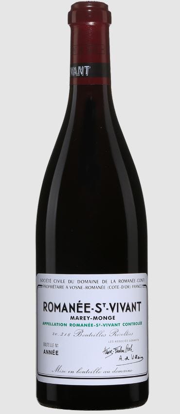Domaine De Romanee St. Vivant Grand Cru Burgendee