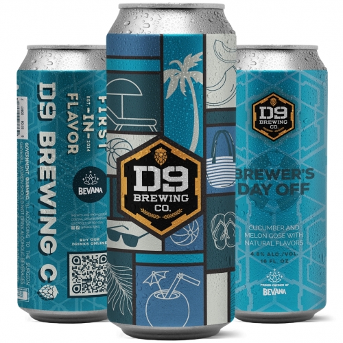 D9 Brew Brews Day Off 4 Pack Cans