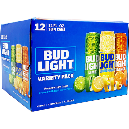 Bud Light Peels Variety Pack 12 Pack Cans