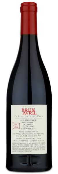 Domaine Brun Avril Chateau Du Pape Rhone Red