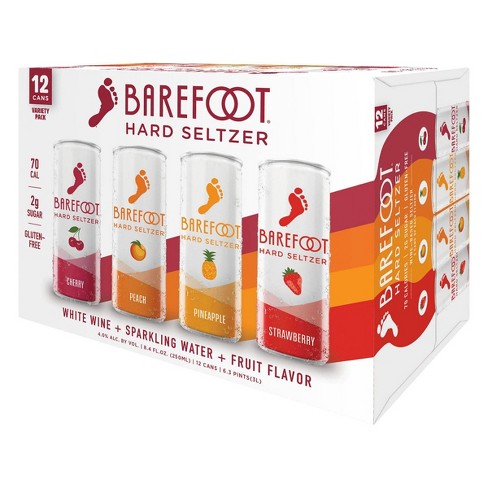 Barefoot Hard Seltzer 12 Pack Variety Pack