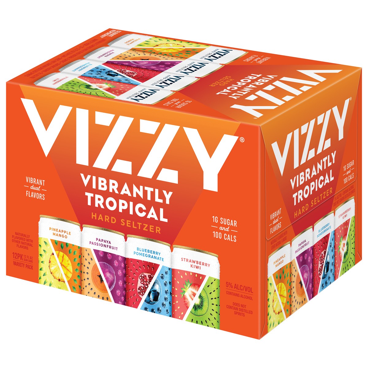 Vizzy Mango/Pnple Hard Sltz 6 Pack Cans