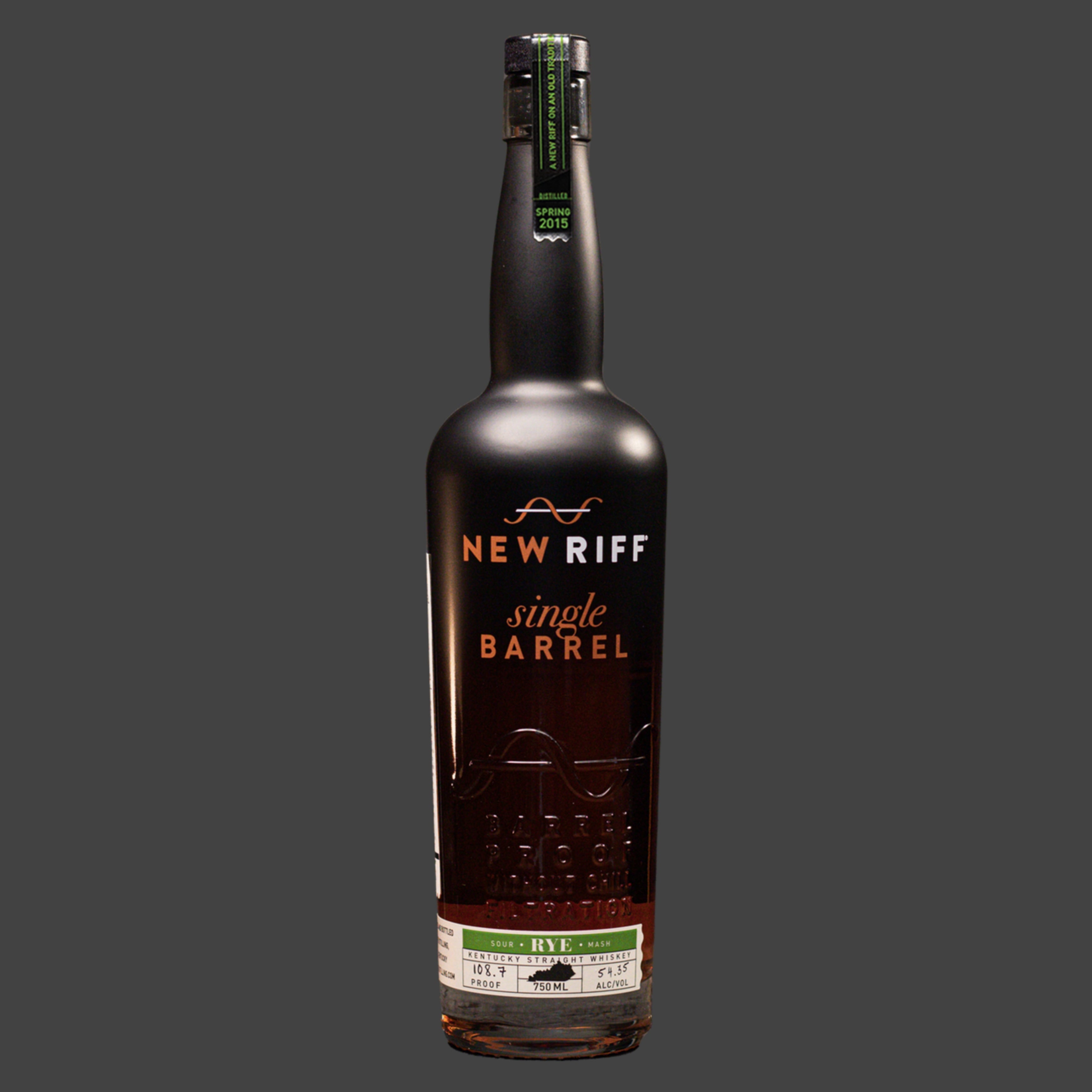 New Riff Single Barrel Whiskey