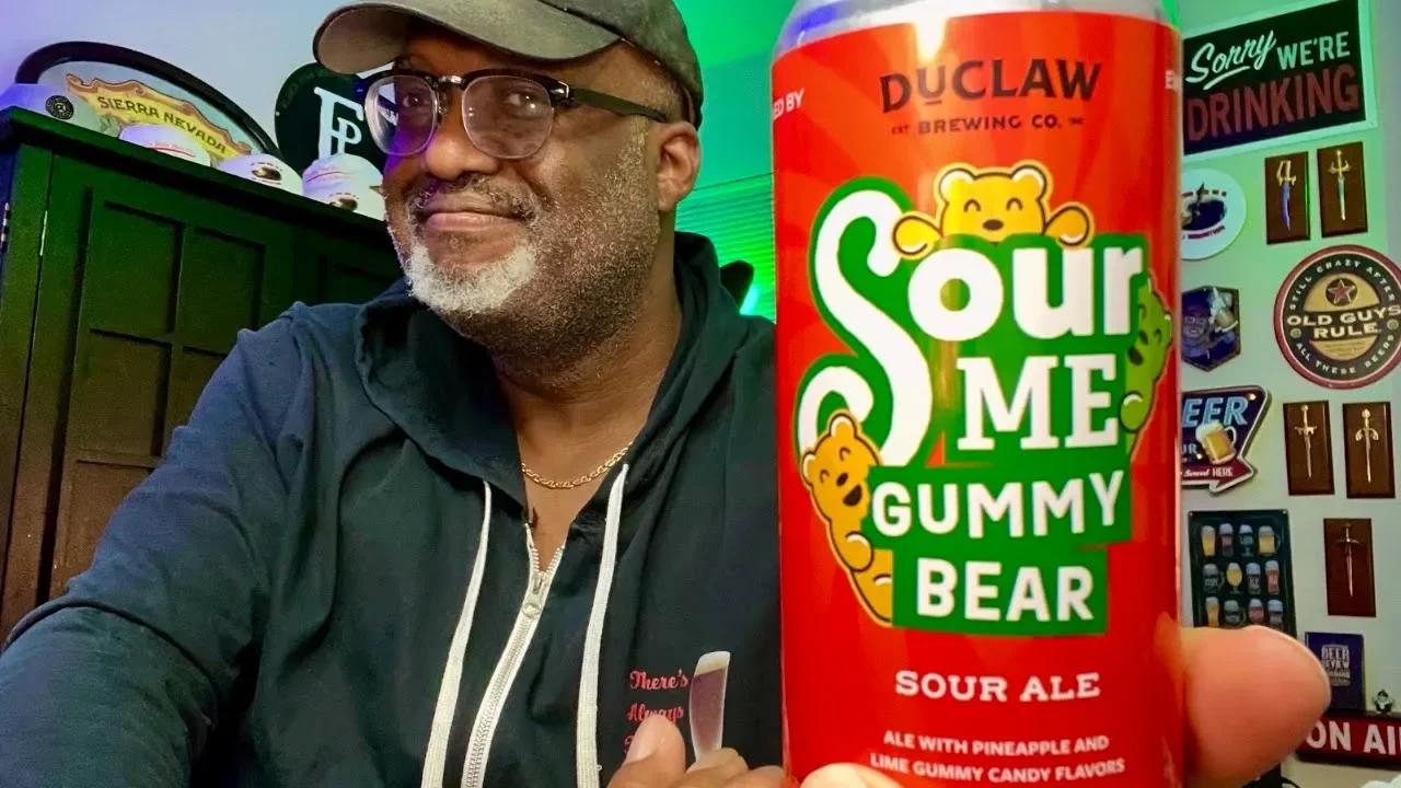 Duclaw Sour Me Gummy Bear 4 Pack Cans