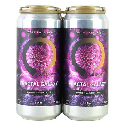 Equilibrium Fractal Galaxy 4 Pack Cans