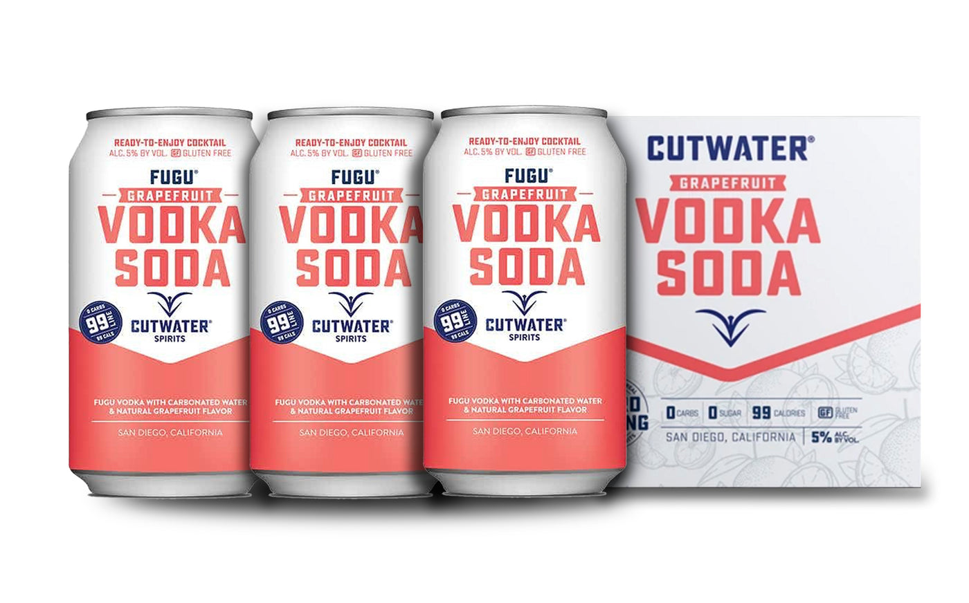 Cutwater Grapefruit Soda 4 Pack Cans
