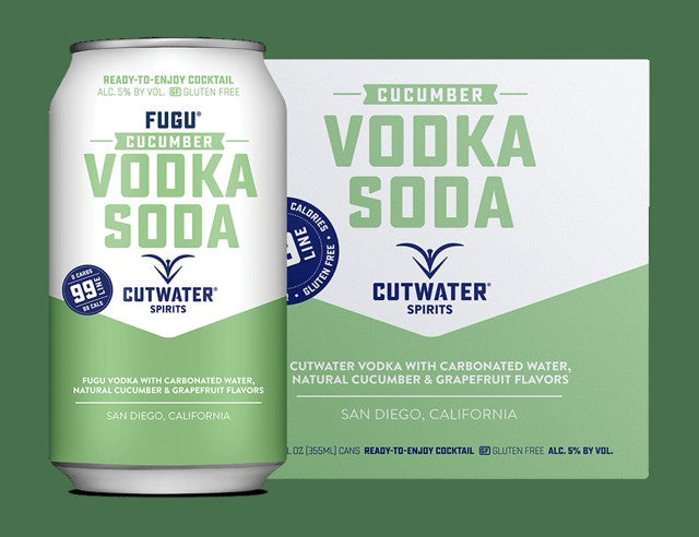 Cutwater Lime Vodka Soda 4 Pack Cans