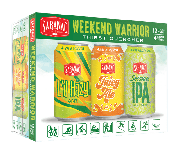 Saranac Weekend Warrior 12 Pack Cans