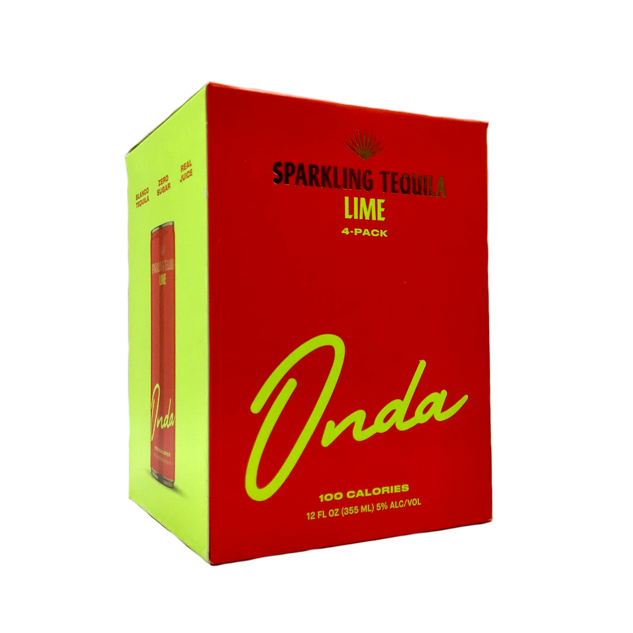 Onda Sparkling Lime 4 Pack Cans