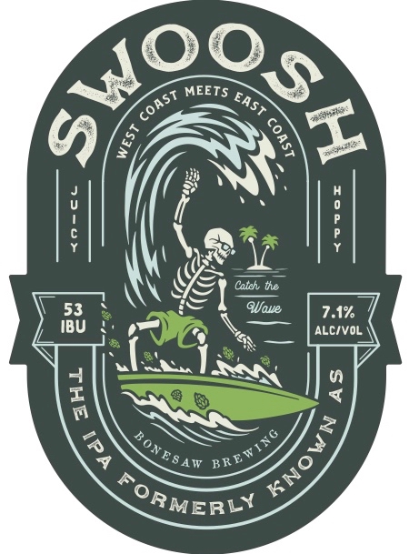 Bonesaw Swoosh 4 Pack Cans