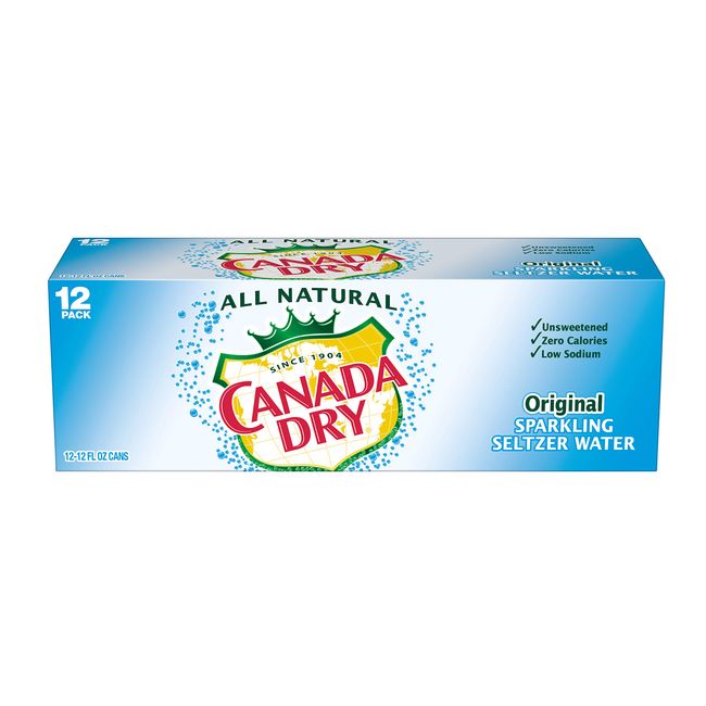 Canada Dry Original Seltzer 12 Pack Cans