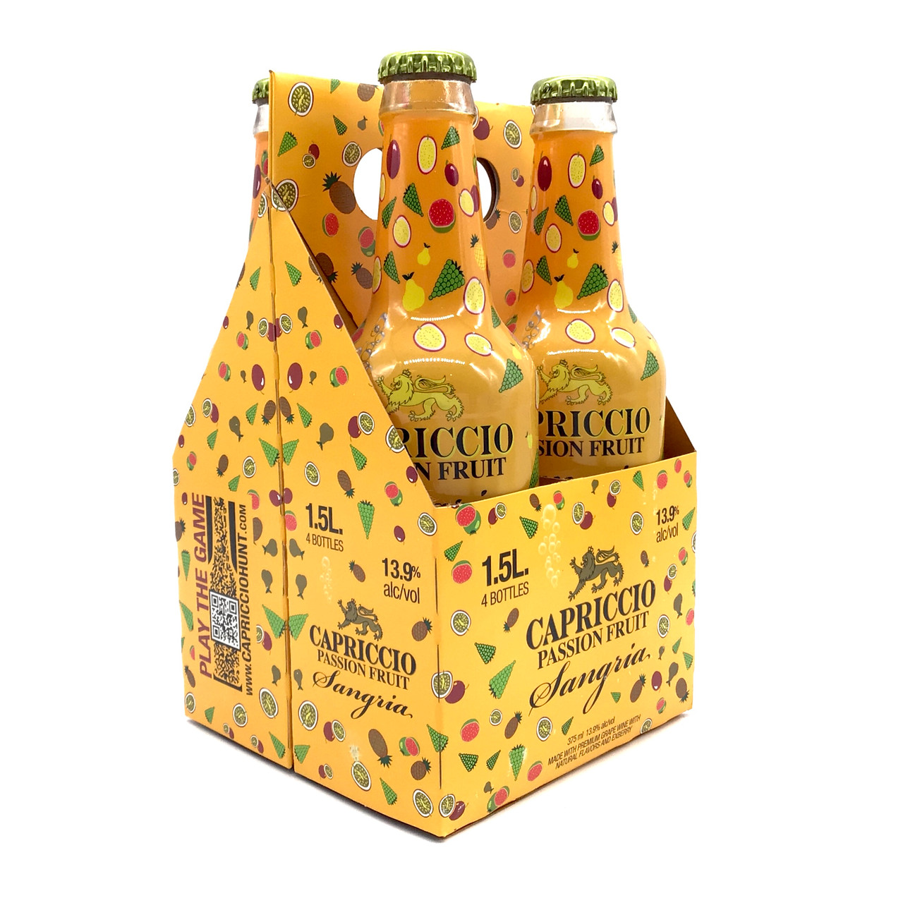 Capriccio Spark Passion Fruit 4 Pack Bottles