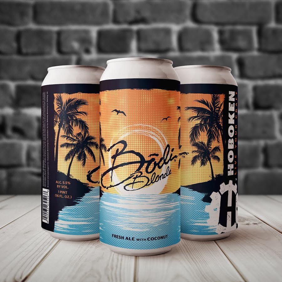 Hoboken Bodi Blonde 4 Pack Cans