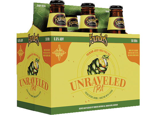 Founders Unraveled IPA 6 Pack Cans