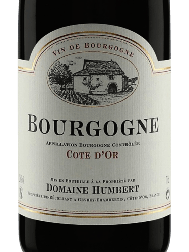 Domaine Humbert Cote D'or Burgundy Red