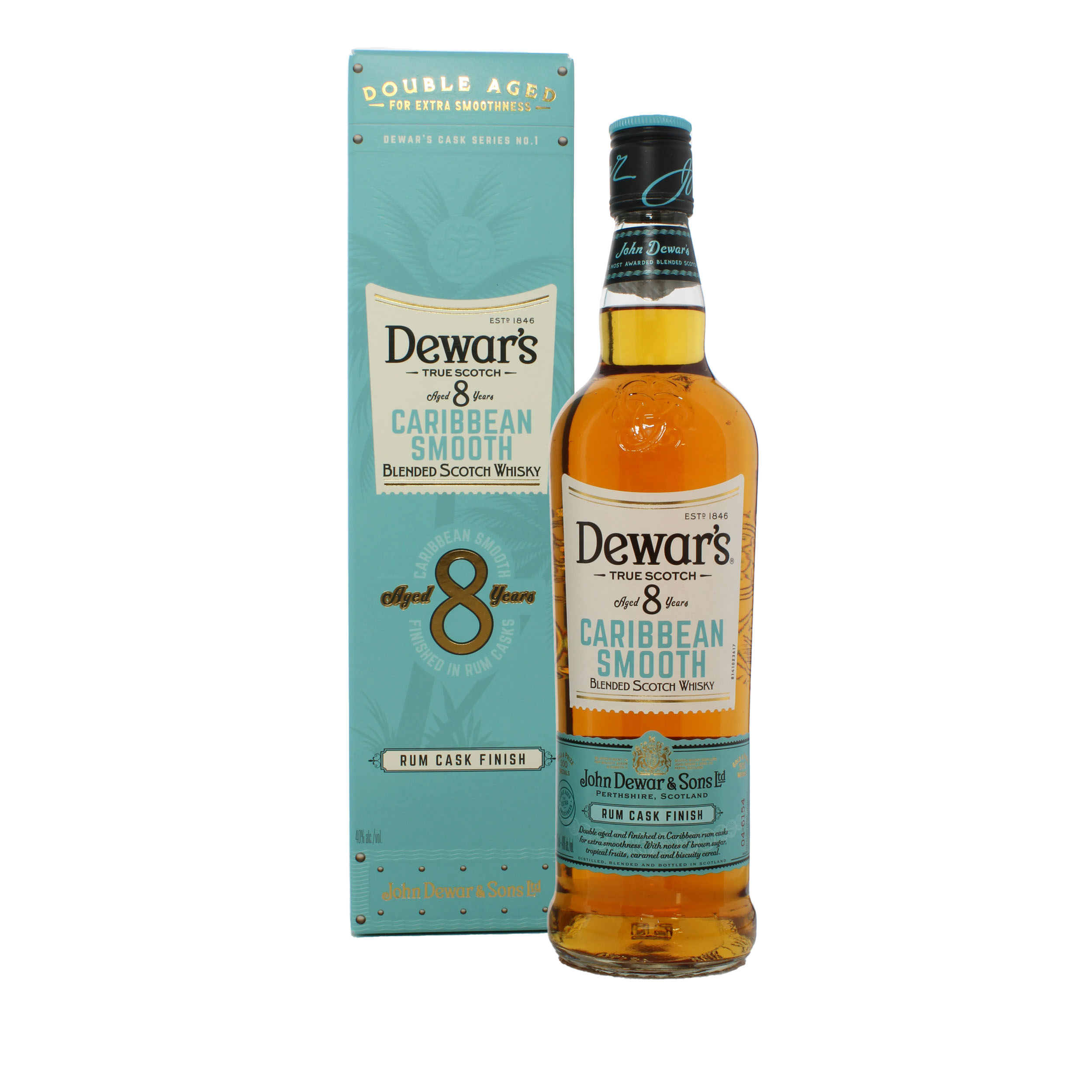 Dewar's Rum Cask 8 Years Caribb White Label
