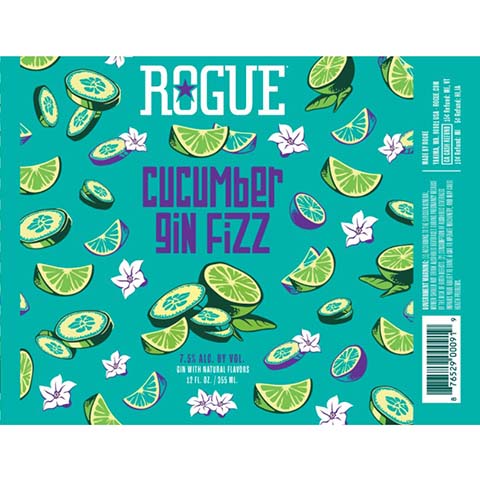 Rogue Gin Fizz 4 Pack Cans