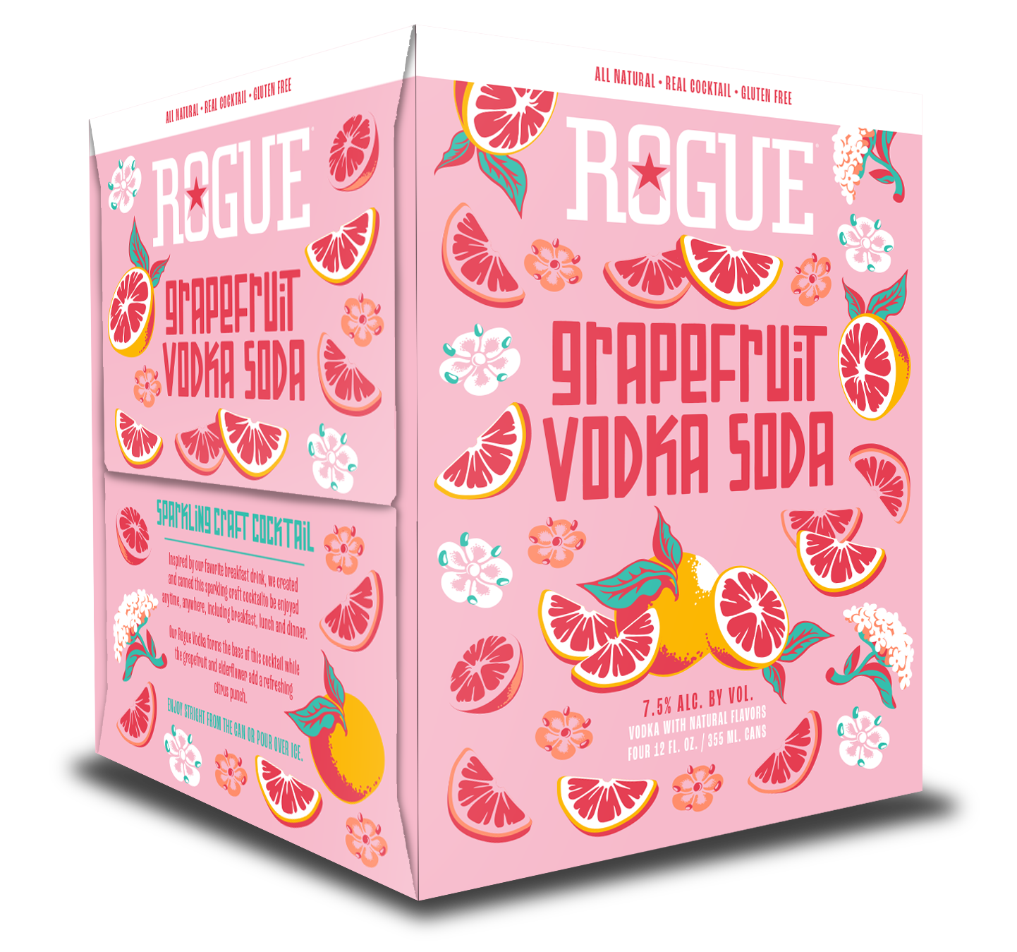 Rogue Grp-Frt Vodka Soda 4 Pack Cans