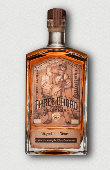 Three Chord Drummer 15 Years Kentucky Straight