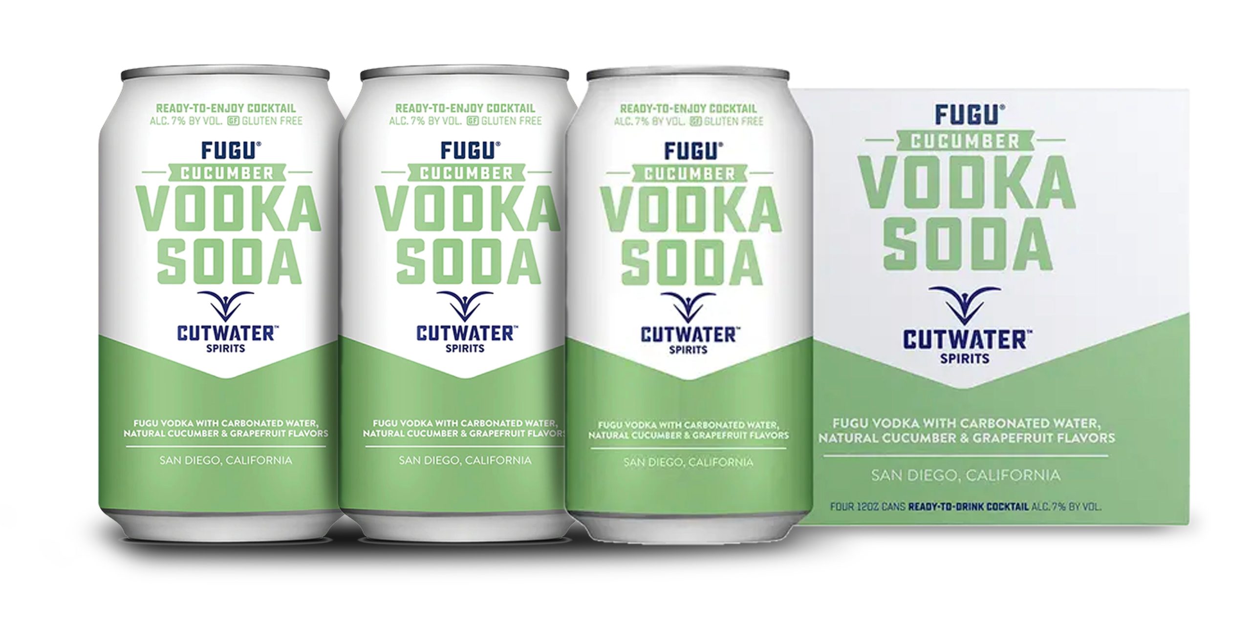 Cutwater Cucumber Soda 4 Pack Cans