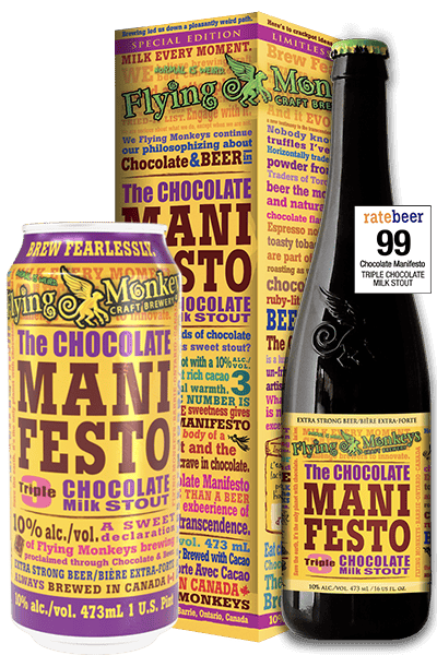 Fly Monkey Manifesto Stout 4 Pack Cans