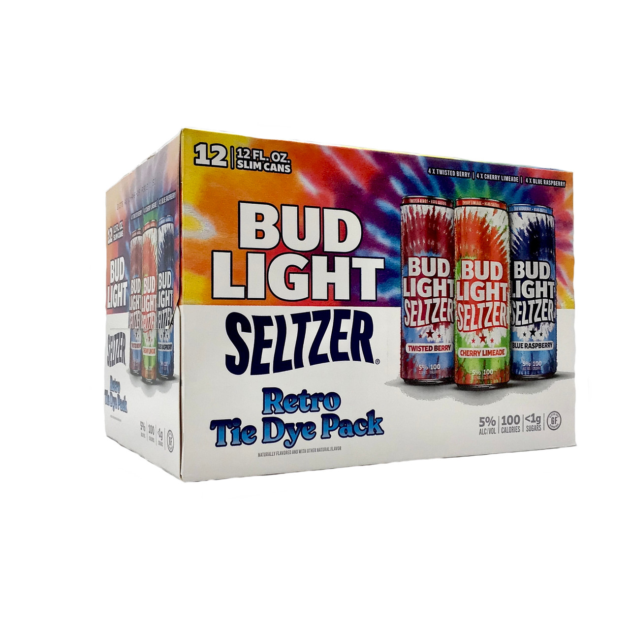 Bud Lt Seltzer Variety Retro Dye 12 Pack Cans