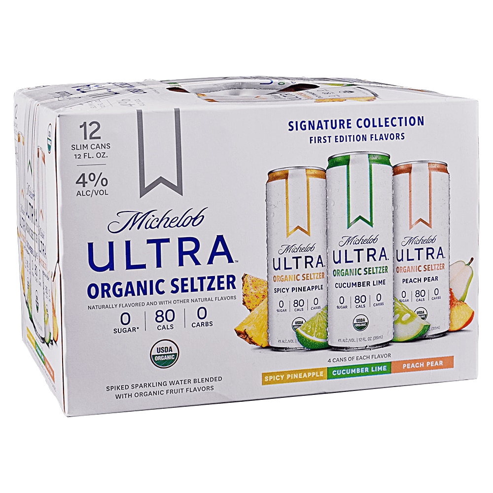 Michelob Var Pack Organic Seltzer 12 Pack Cans