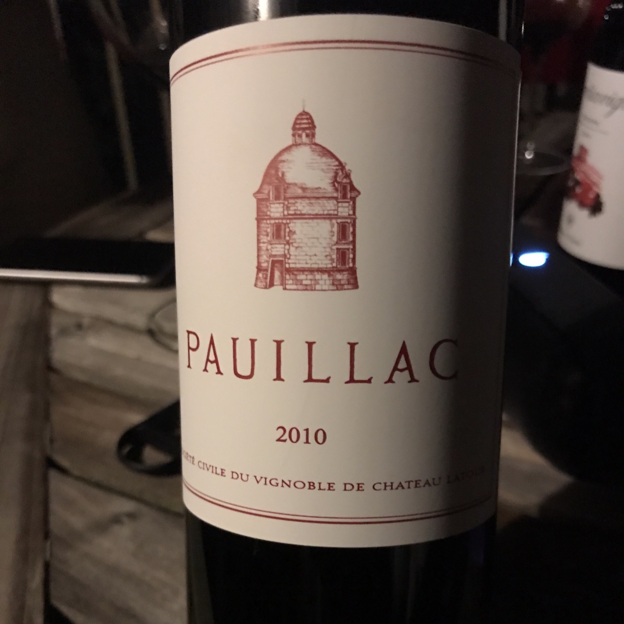 Pauillac De Chateau Latour Bordeaux Red