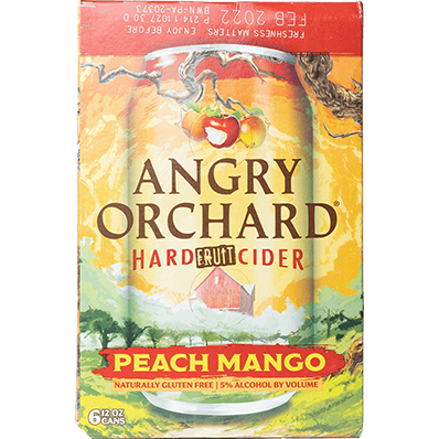 Angry Orch Peach Mango 6 Pack Cans