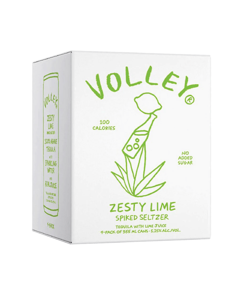 Volley Spice Lime 4 Pack Cans